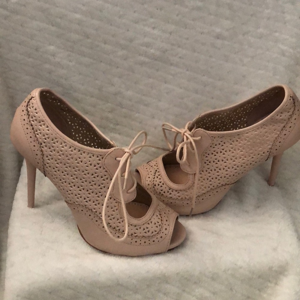 New. Blush peep toe Mary Janes.  Size 8.5.